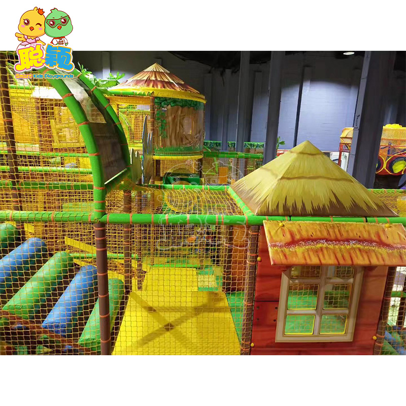 Jungle Theme Giant Slide Kids Amusement Park Soft Play Games Indoor Playground