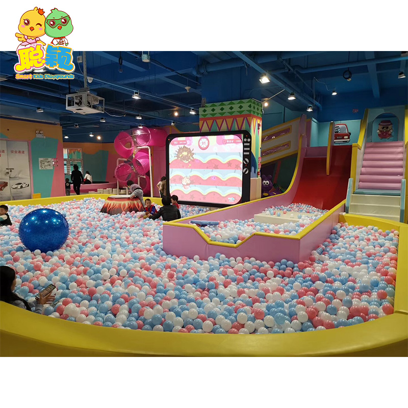 Amusement Park Climbing Ball Pit Funny Soft Play Indoor Playground For Kids