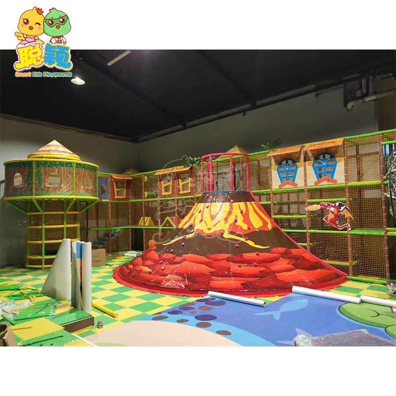 Funny Indoor/Outdoor Customized Theme Playground For Kids From High Quality Factory