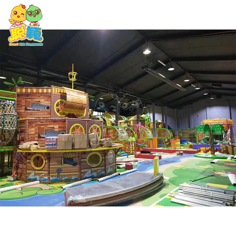 Funny Indoor/Outdoor Customized Theme Playground For Kids From High Quality Factory