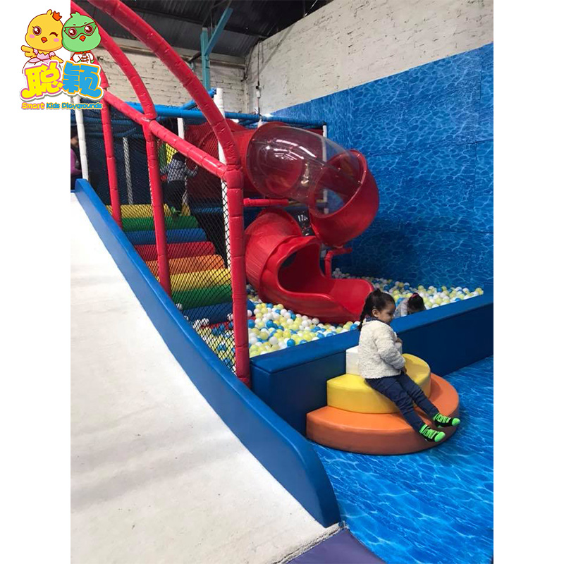 Creative Indoor/Outdoor Physical Fitness Kids Soft Play Playground With High Standard