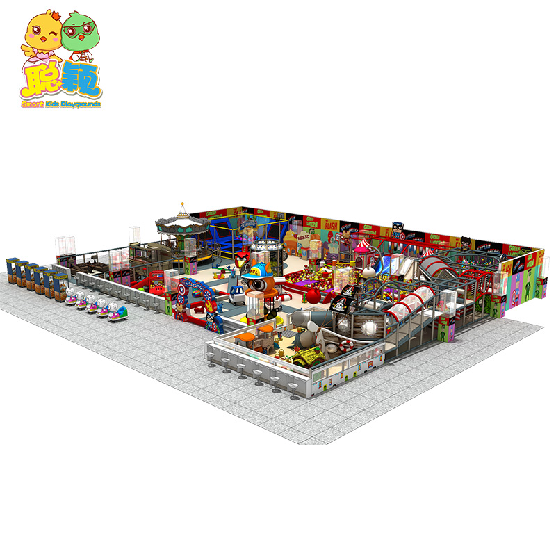 Creative Indoor/Outdoor Physical Fitness Kids Soft Play Playground With High Standard