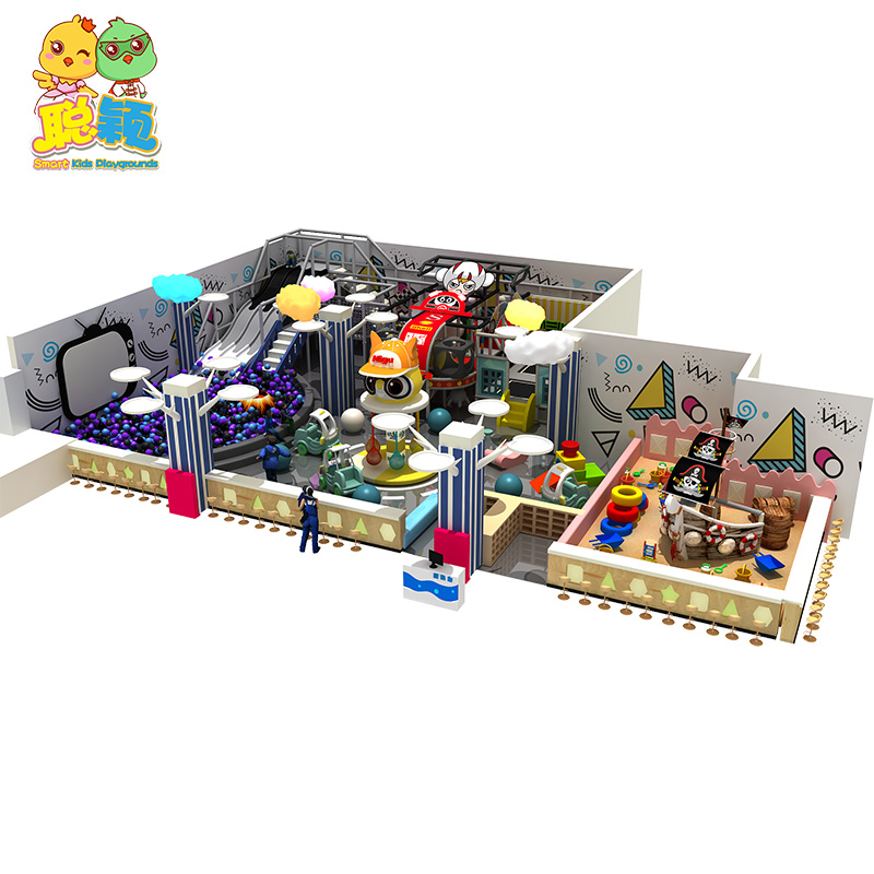 Creative Indoor/Outdoor Physical Fitness Kids Soft Play Playground With High Standard
