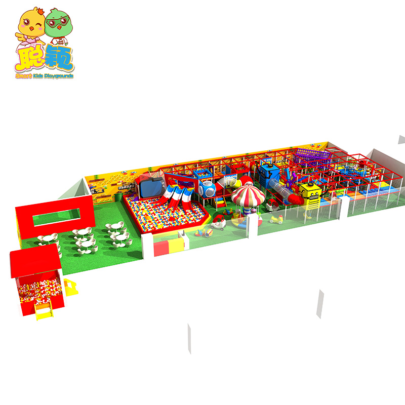 Customized Attractive Amusement Park Kids Soft Play Indoor Playground With Big Ball Pool
