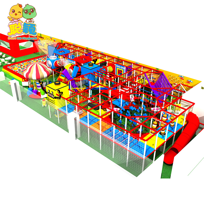 Customized Attractive Amusement Park Kids Soft Play Indoor Playground With Big Ball Pool