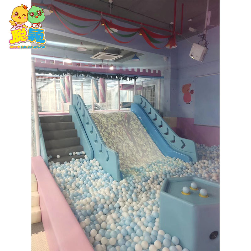 Plastic/PE/Galvanized High Quality Kids Slides Soft Play Area Indoor Playground For Sale