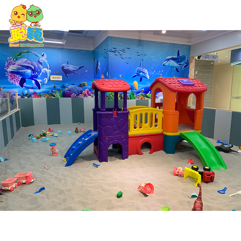 Plastic/PE/Galvanized High Quality Kids Slides Soft Play Area Indoor Playground For Sale