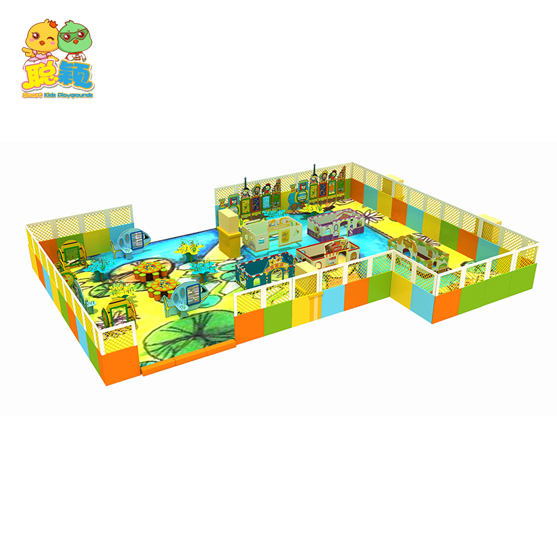 Shopping Mall/Houseuse Mini Kid Soft Play Games Indoor Playground For Sale With Big Slide