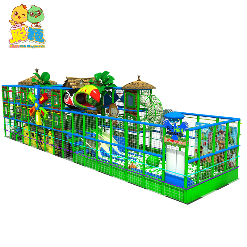 Customized Frame Area Creative Big Slide Soft Play Indoor Playground