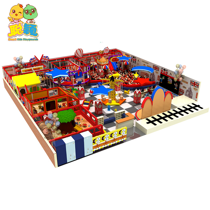 Customized Frame Area Creative Big Slide Soft Play Indoor Playground
