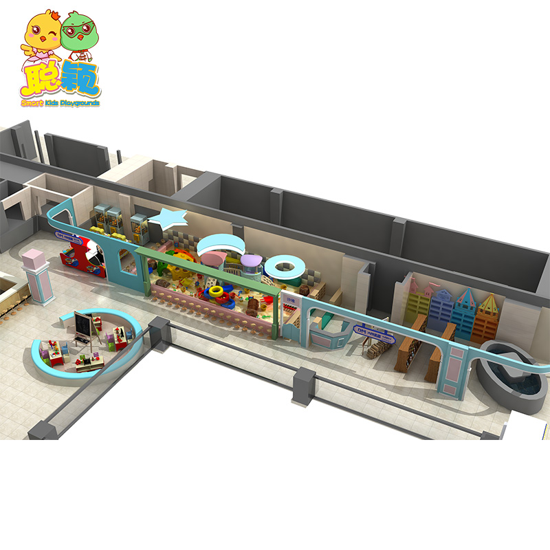 Various Style Kids Slides Safety High Quality Soft Play Indoor Playground For Sale