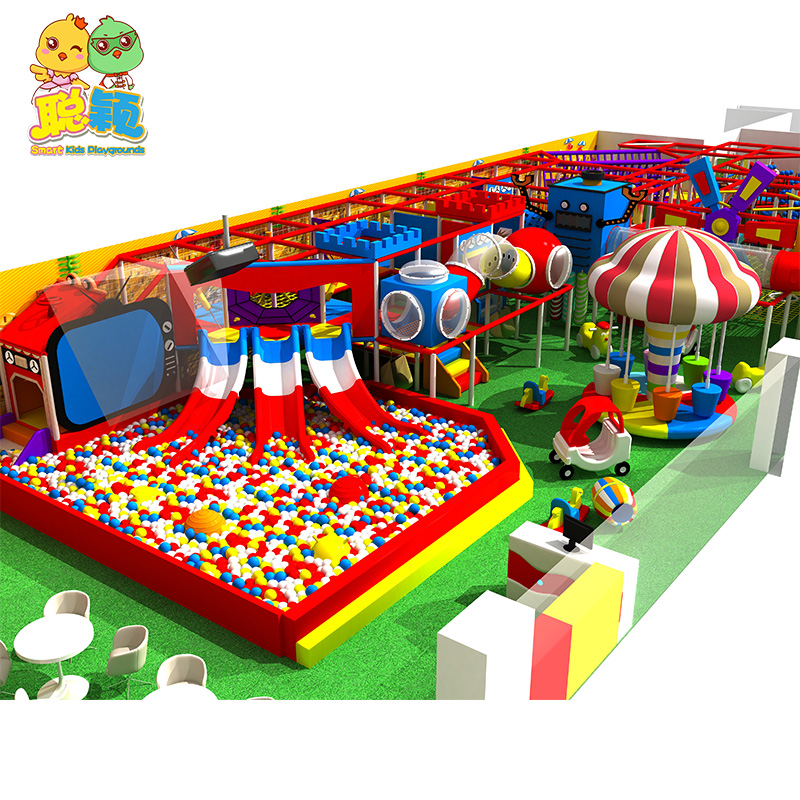 Summer Colorful Creative Amusement Park Soft Play Indoor Playground With High Quality