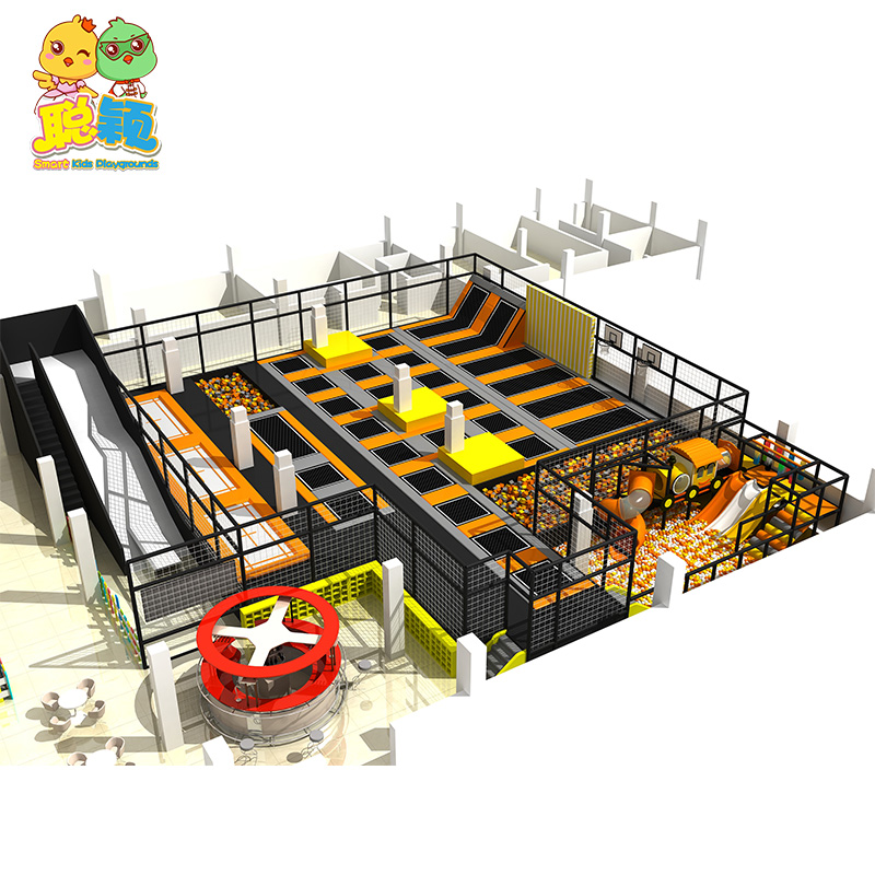 Customized Theme Trampoline Soft Play Area Indoor Playground For Kids