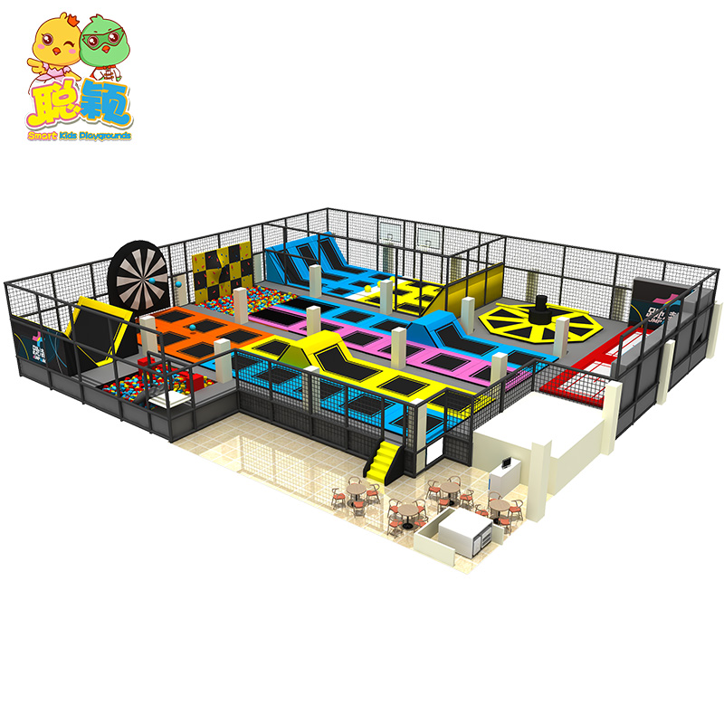 Customized Theme Trampoline Soft Play Area Indoor Playground For Kids