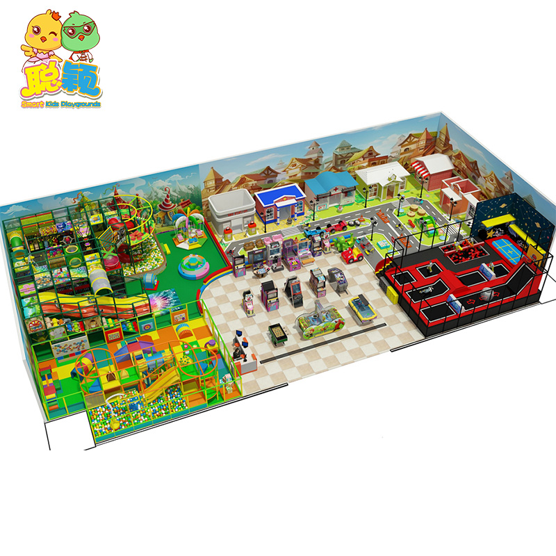 2000sqm Customized Multi-functional Soft Play Area Indoor Playground From Professional Factory