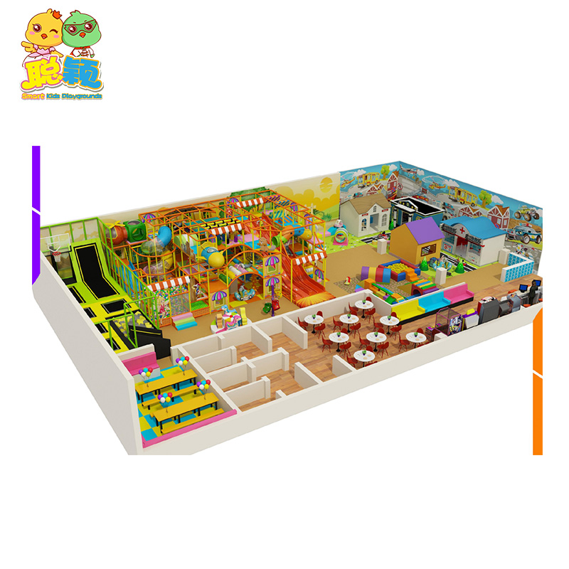 Customized Frame Area Functional Creative Amusement Soft Play Indoor Playground