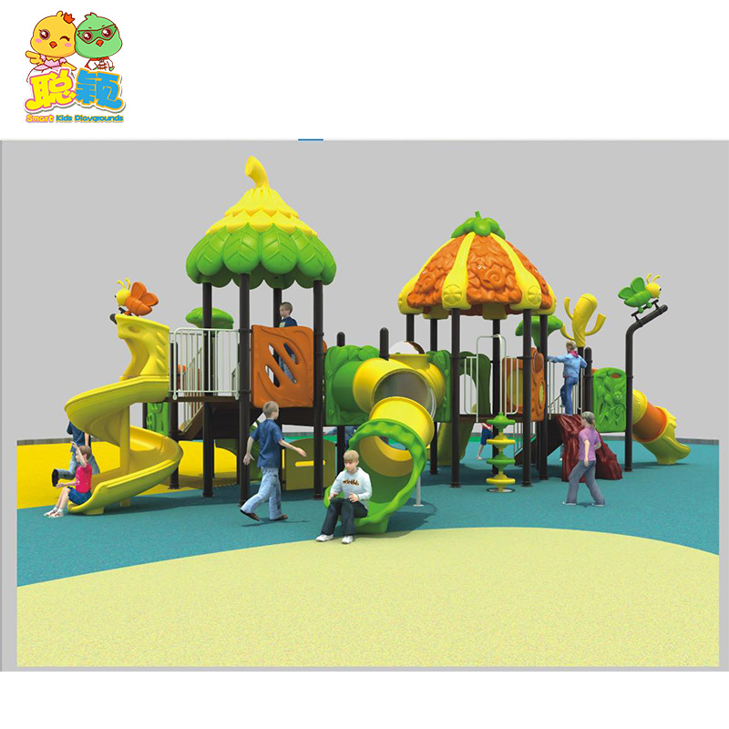 Summer Customized Theme Plastic Outdoor Playground Equipment Slide For Sale