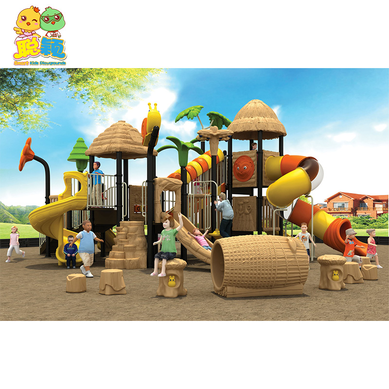 Summer Customized Theme Plastic Outdoor Playground Equipment Slide For Sale