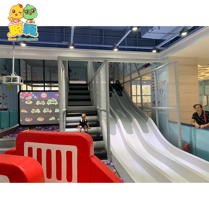 Professional Attractive New Design Slide/Tarmpoline/Inflatable Soft Play Indoor Playground Supplier-SKP