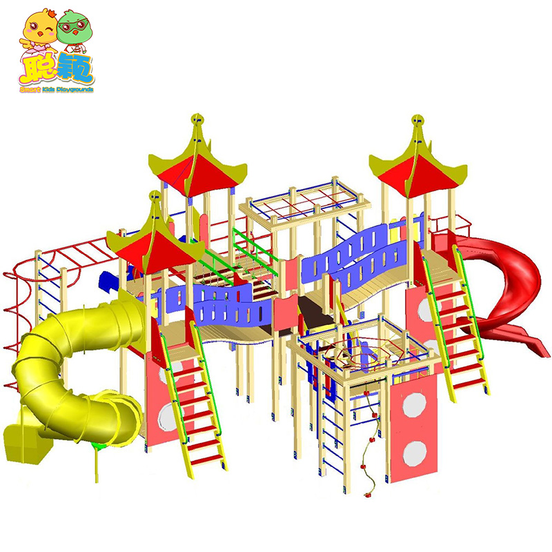 Durable Wear Resistance High Quality Amusement Park Outdoor Playground Slide For Sale