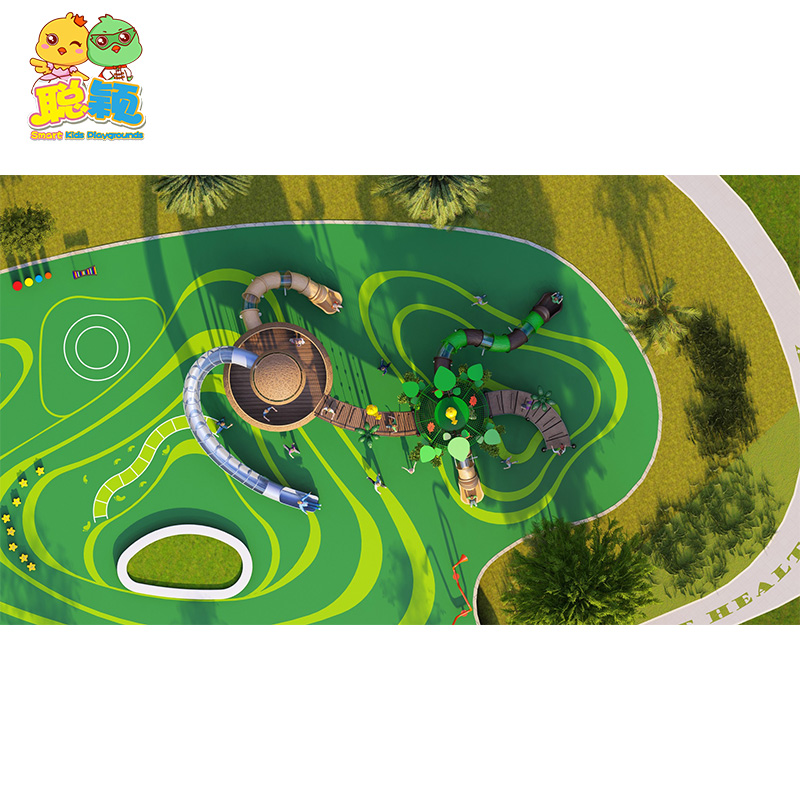 Children climbing wall slide customized commercial for sale
