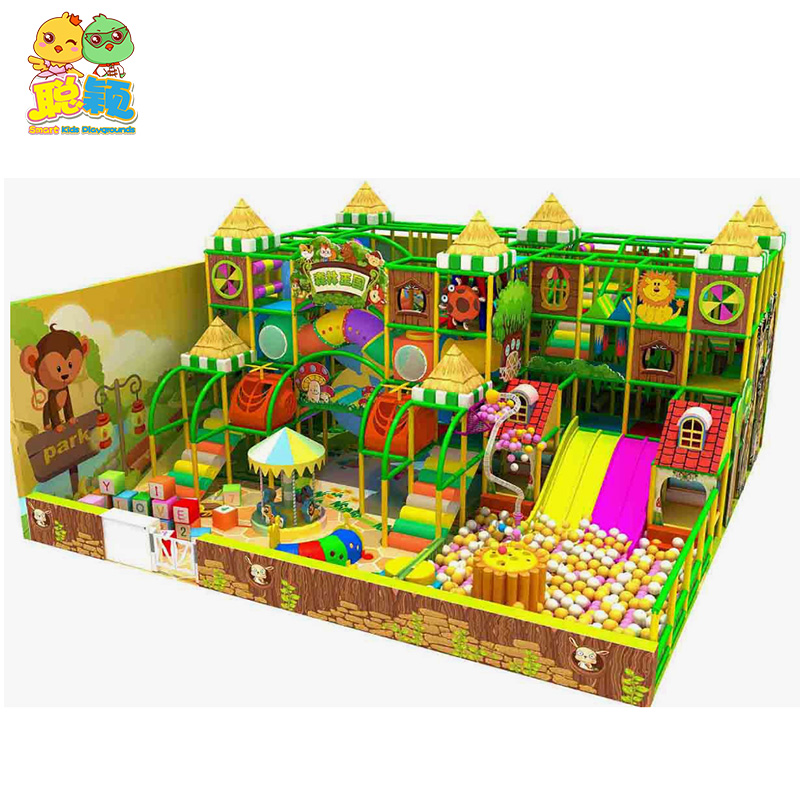 Chinese style children indoor playground mall can be customized SKP