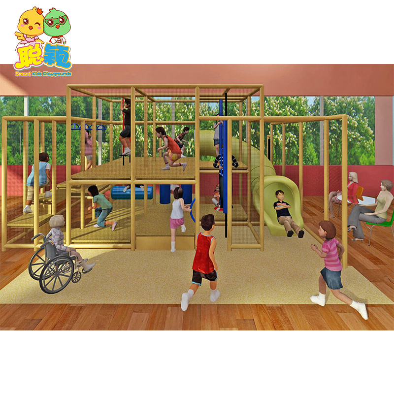 Rainforest jungle-themed indoor playground plastic stainless steel  SKP