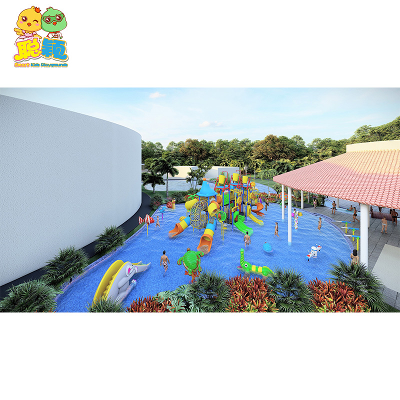 Children water park equipment play slide for sale SKP-1811023