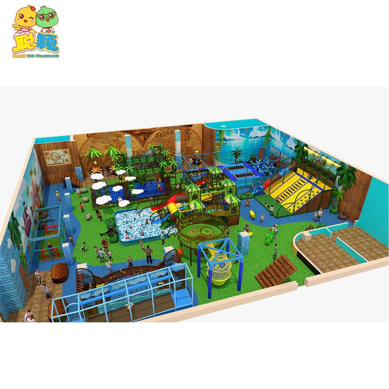 Attractive Functional Soft Padded Kids Naughty Castle Indoor Playground Equipment