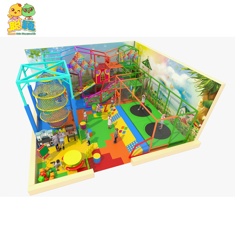 Attractive Functional Soft Padded Kids Naughty Castle Indoor Playground Equipment