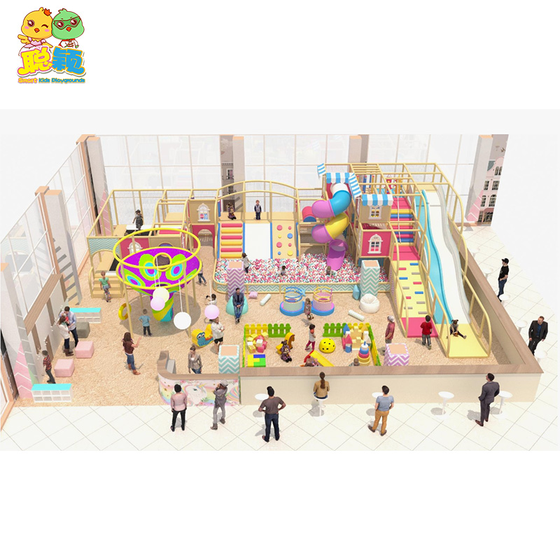 Jungle Theme Functional High Standard Soft Play Equipment Indoor Playground