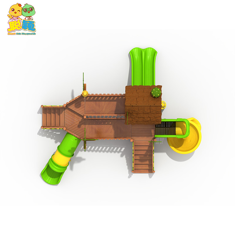 Popular High Standard Kids Outdoor Playground Equipment Toys Slide