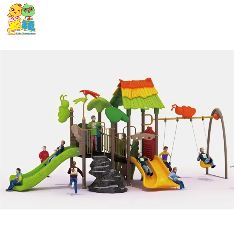 High Quality Kid's Multiplayer Combination Swing Sets Outdoor Park Playground Equipment Slide