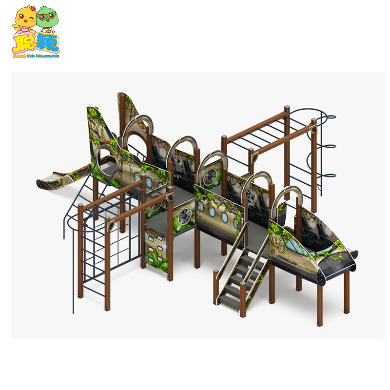 High Standard PE/HPL Amusement Park Outdoor Playground Equipment Slide For Sale