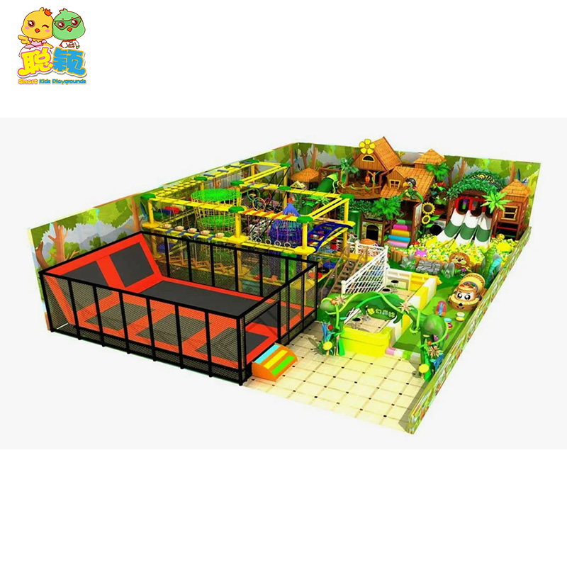CE Certified Kids Plastic Toys Amusement Park Indoor Playground From Guangzhou Factory