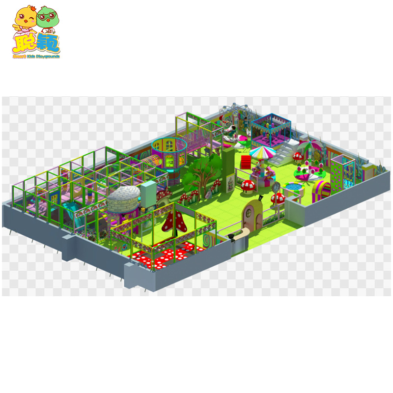 CE Certified Kids Plastic Toys Amusement Park Indoor Playground From Guangzhou Factory