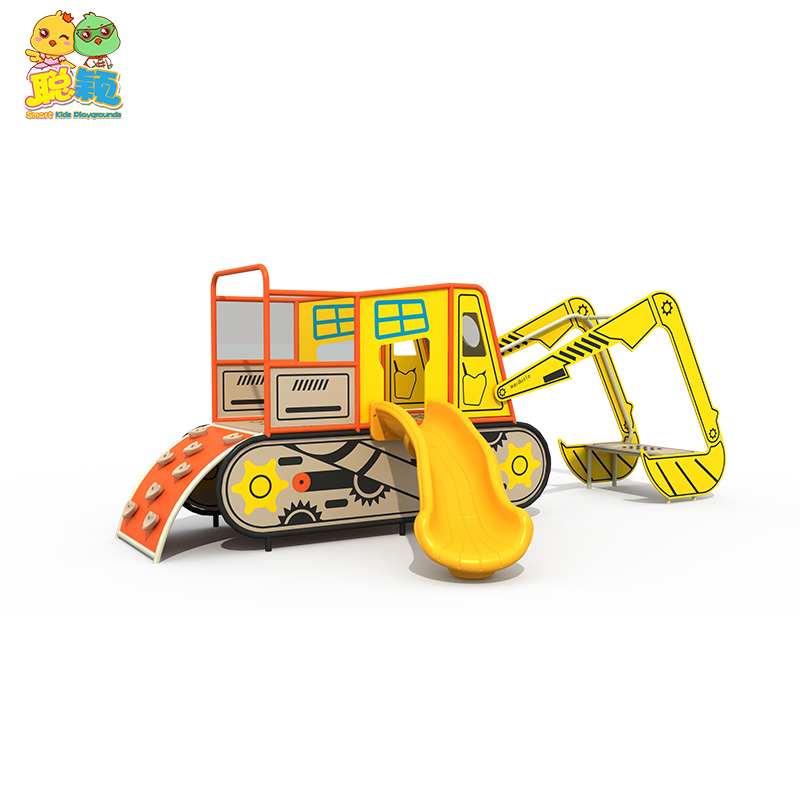 Anti-faded High Quality Amusement Park Outdoor Playground Equipment Slide