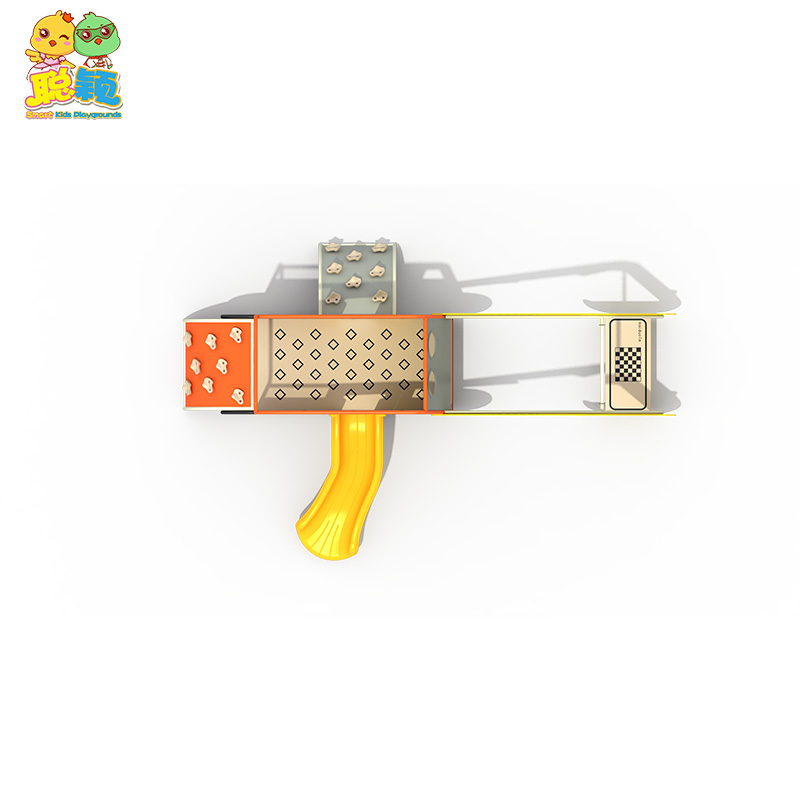 Anti-faded High Quality Amusement Park Outdoor Playground Equipment Slide