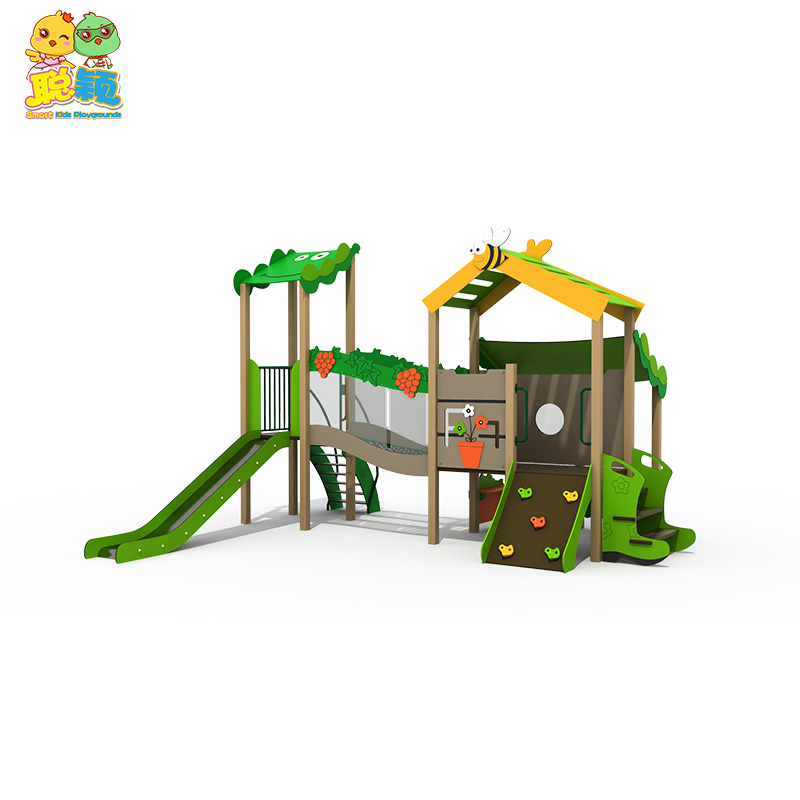 Customized Design PE/HPL Amusement Park Outdoor Playground Equipment Slide