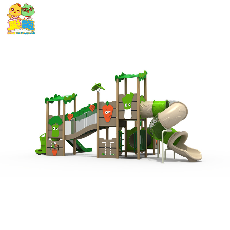 Customized Design PE/HPL Amusement Park Outdoor Playground Equipment Slide