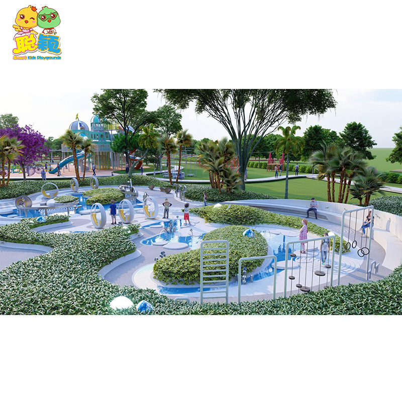 Guangzhou Factory High Standard Amusement Park Outdoor Playground Equipment Slide