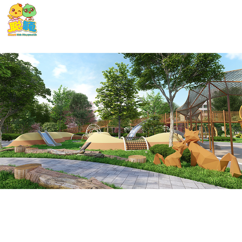 New Series High Standard Kid's Toy Outdoor Playground Equipment Slide