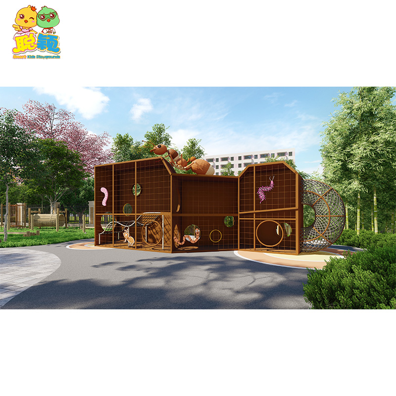 Popular Kid's Amusement Park Outdoor Playground Equipment Slide For Sale