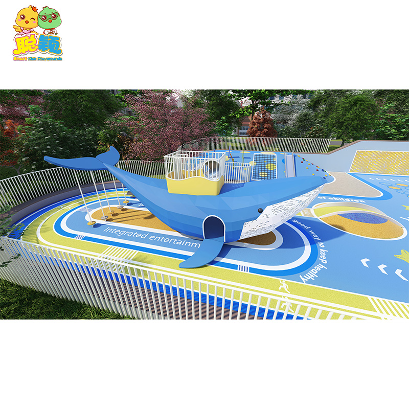 Customized Beautiful Kid's Amusement Park Outdoor Playground Equipment Slide