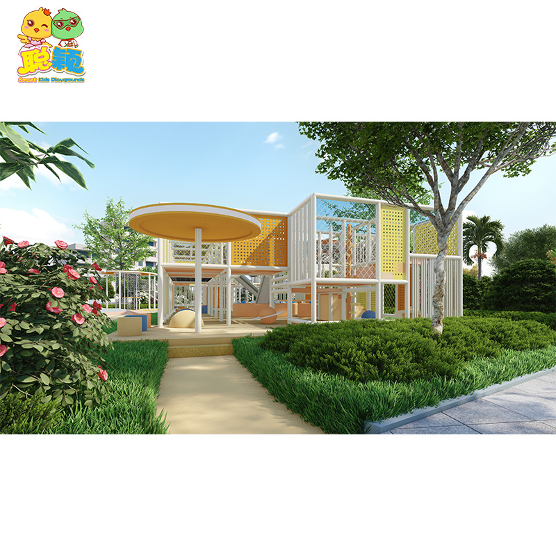 New Customized Style Amusement Park/School Outdoor Playground Equipment Slide