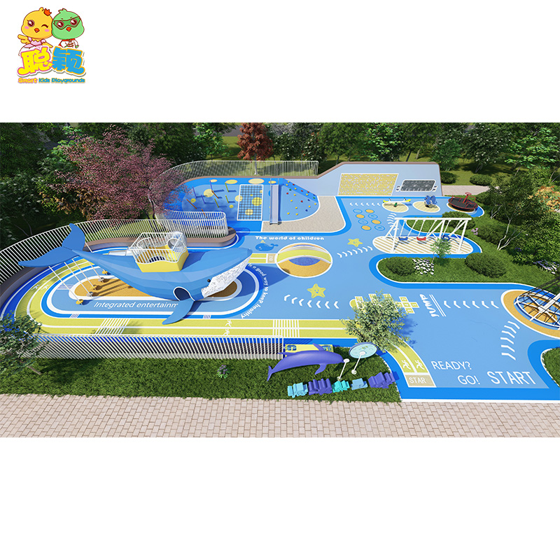 Guangzhou Factory Customizable Amusement Park Outdoor Playground Equipment Slide