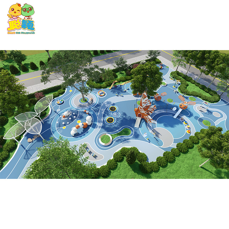 High Standard Guangzhou Factory Children Outdoor Playground Equipment Slide