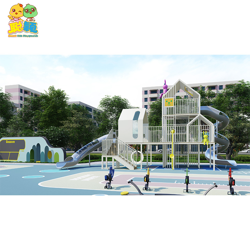 CE/ISO/GS Approved Giant Amusement Park Outdoor Playground Equipment Slide