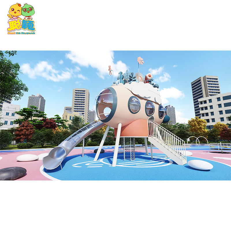 CE/ISO/GS Approved Giant Amusement Park Outdoor Playground Equipment Slide