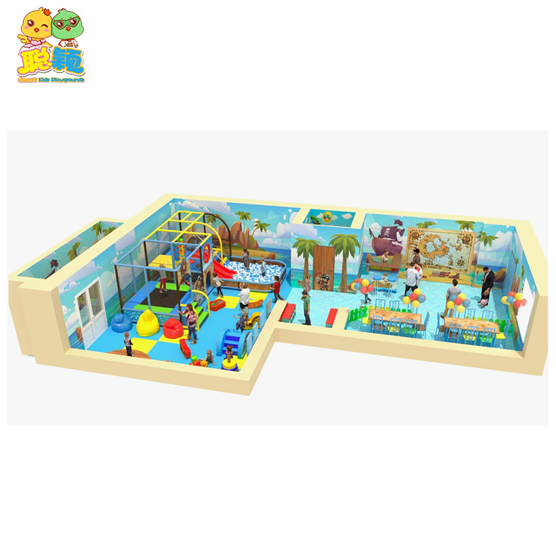 Attractive Multi-functional Children′s Indoor Playground Equipment Obstacle Course Maze